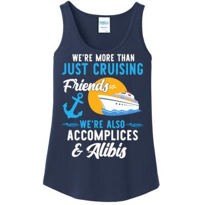 Were More Than Just Cruising Friends Funny Vacation Summer Ladies Essential Tank