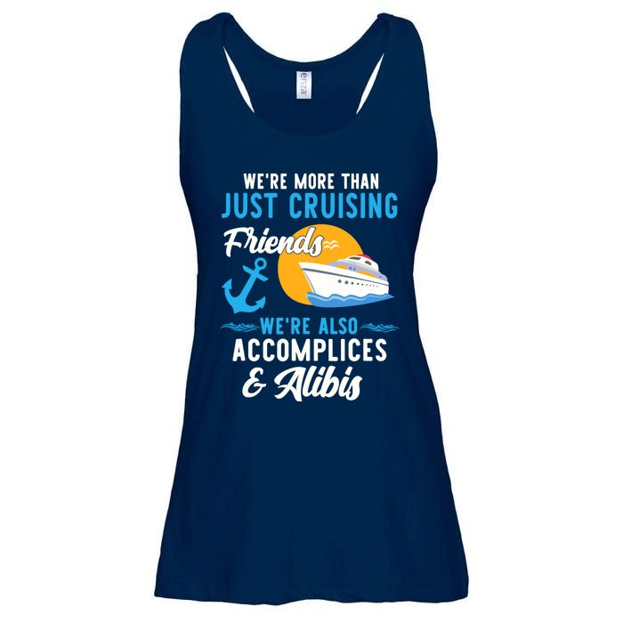 Were More Than Just Cruising Friends Funny Vacation Summer Ladies Essential Flowy Tank