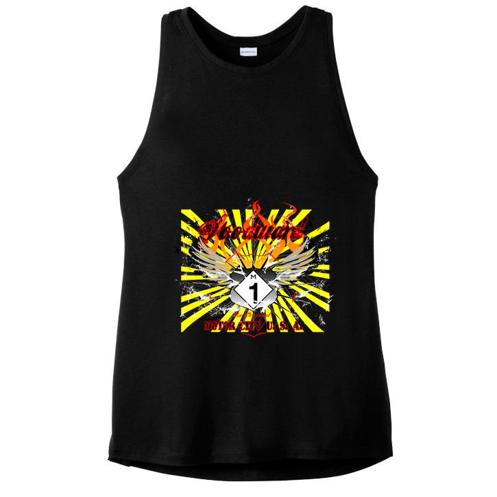 Woodward M1 The Original Motor City USA Ladies PosiCharge Tri-Blend Wicking Tank
