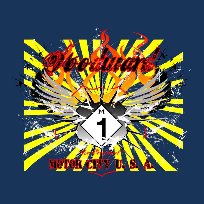 Woodward M1 The Original Motor City USA Kids Hoodie