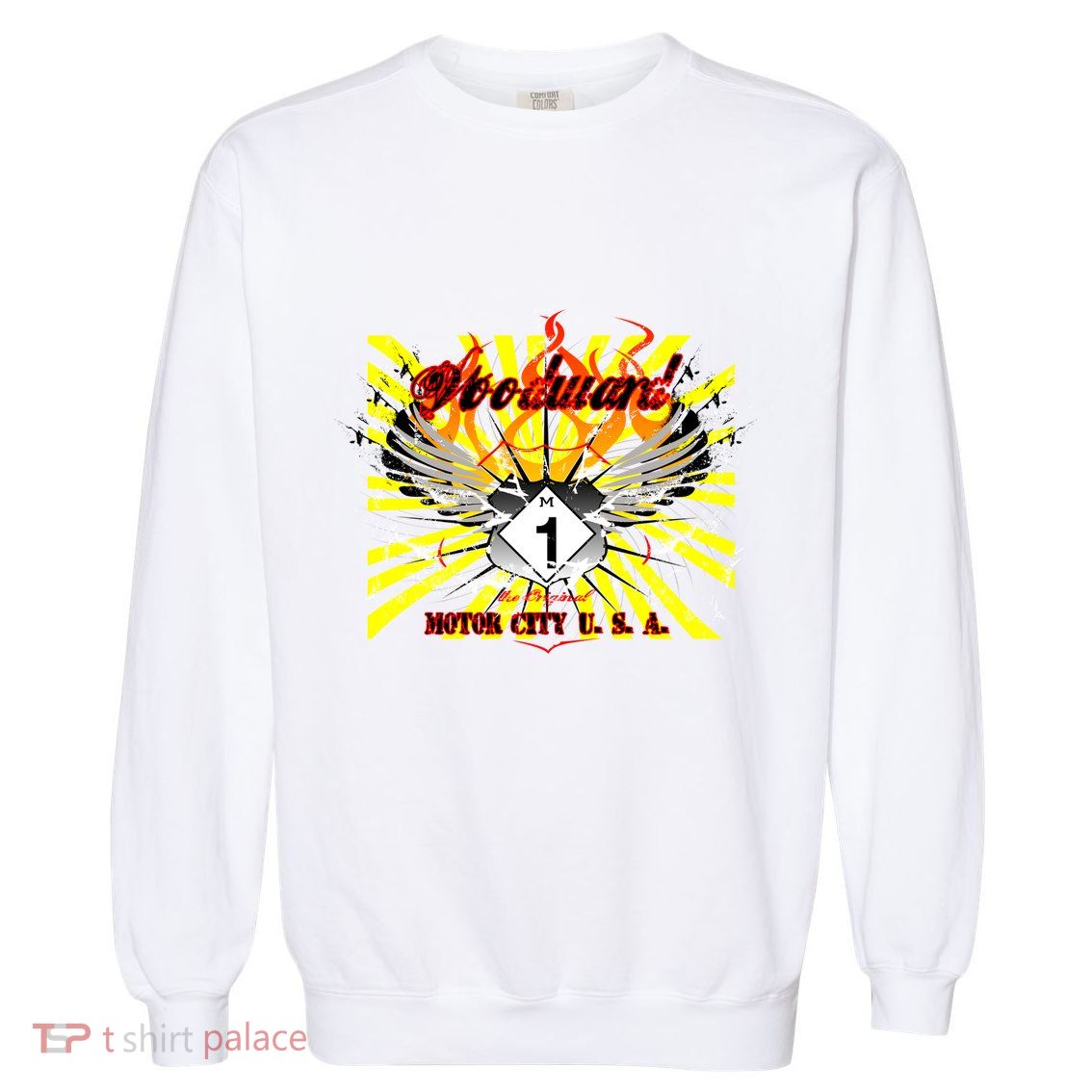 Woodward M1 The Original Motor City USA Garment-Dyed Sweatshirt