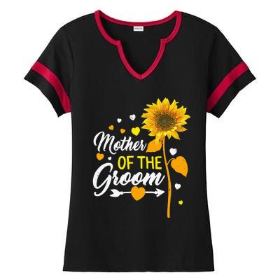 Wedding Matching Tee Mother of the Groom Sister Of The Groom Ladies Halftime Notch Neck Tee