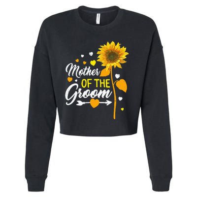 Wedding Matching Tee Mother of the Groom Sister Of The Groom Cropped Pullover Crew