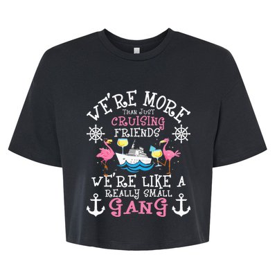 Were More Than Just Cruising Friends Cruise Ship Cruiser Bella+Canvas Jersey Crop Tee