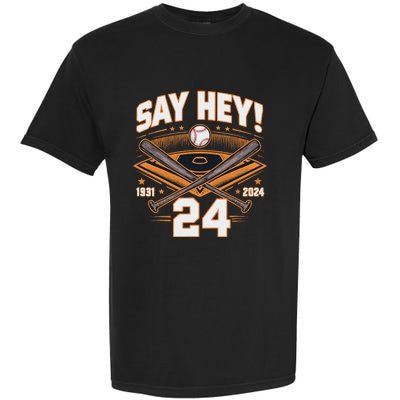 Willie Mays Tribute 19312024 Garment-Dyed Heavyweight T-Shirt