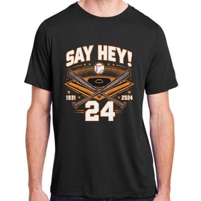 Willie Mays Tribute 19312024 Adult ChromaSoft Performance T-Shirt