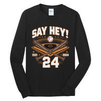 Willie Mays Tribute 19312024 Tall Long Sleeve T-Shirt