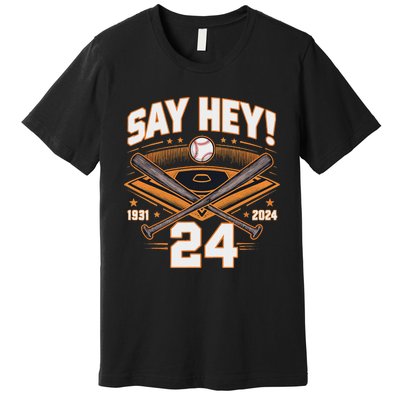 Willie Mays Tribute 19312024 Premium T-Shirt