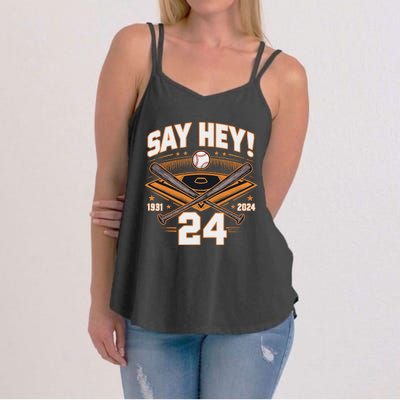 Willie Mays Tribute 19312024 Women's Strappy Tank