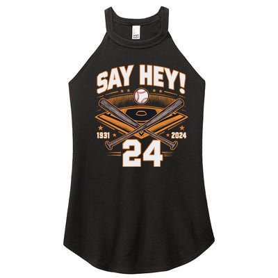 Willie Mays Tribute 19312024 Women’s Perfect Tri Rocker Tank