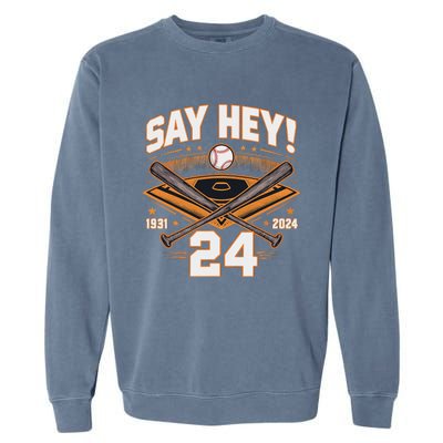 Willie Mays Tribute 19312024 Garment-Dyed Sweatshirt