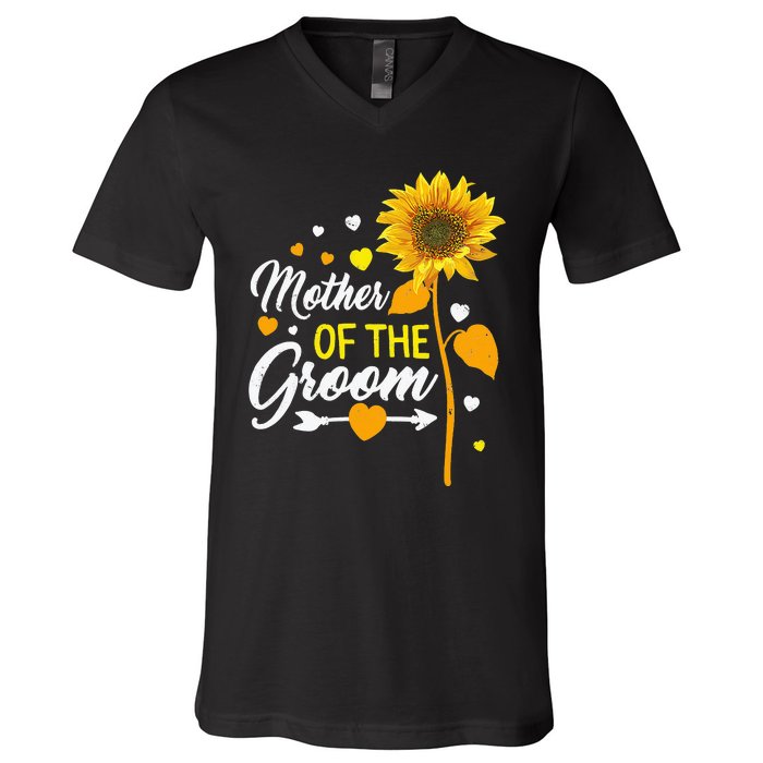 Wedding Matching Tee Mother of the Groom Sister Of The Groom V-Neck T-Shirt