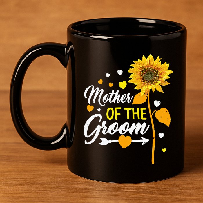 Wedding Matching Tee Mother of the Groom Sister Of The Groom 11oz C Handle Ceramic Mug