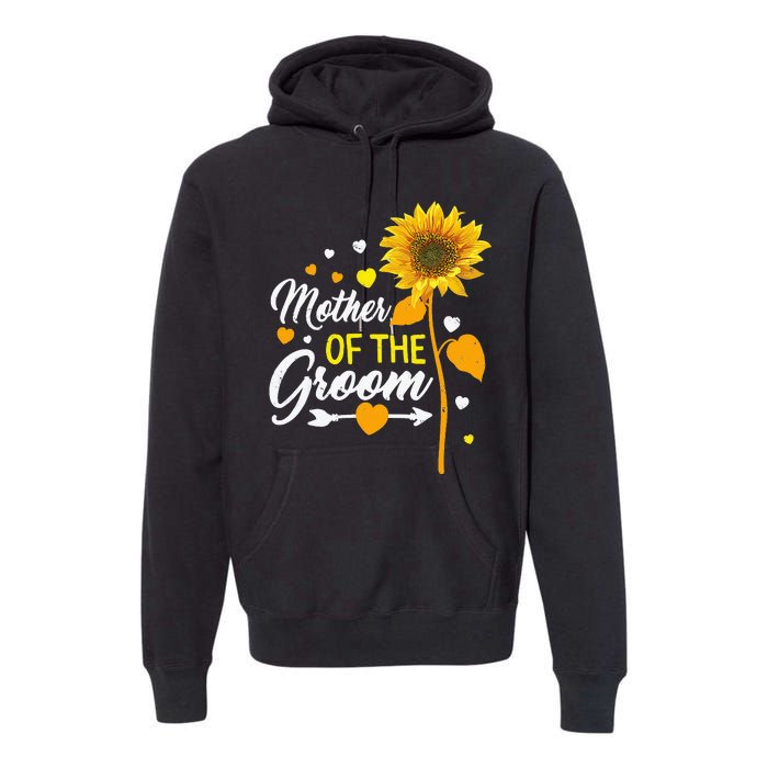 Wedding Matching Tee Mother of the Groom Sister Of The Groom Premium Hoodie