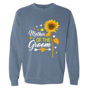 Wedding Matching Tee Mother of the Groom Sister Of The Groom Garment-Dyed Sweatshirt