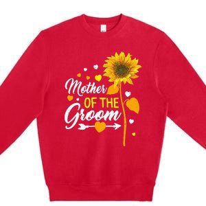 Wedding Matching Tee Mother of the Groom Sister Of The Groom Premium Crewneck Sweatshirt