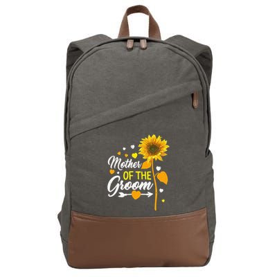 Wedding Matching Tee Mother of the Groom Sister Of The Groom Cotton Canvas Backpack