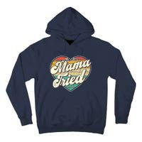 Wo Mama Tried Vintage Country Music Outlaw Retro Tall Hoodie