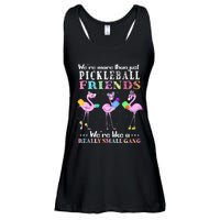 Were More Than Just Pickleball Friends Funny Flamingo Sport Ladies Essential Flowy Tank