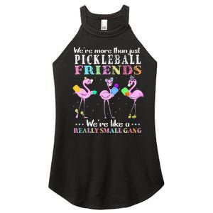 Were More Than Just Pickleball Friends Funny Flamingo Sport Women's Perfect Tri Rocker Tank