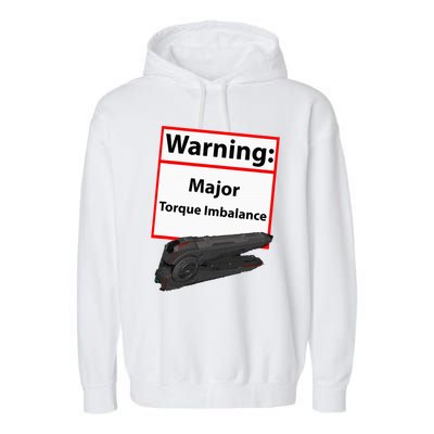 Warning Major Torque Imbalance Garment-Dyed Fleece Hoodie