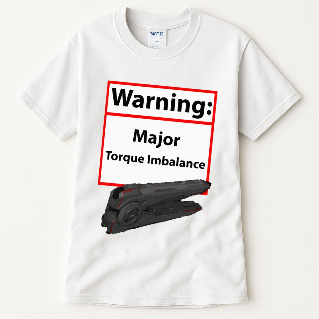 Warning Major Torque Imbalance Tall T-Shirt