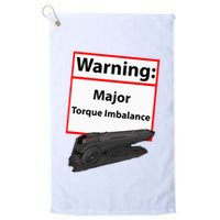 Warning Major Torque Imbalance Golf Towel