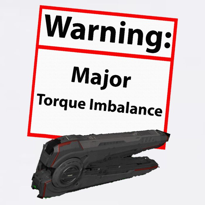 Warning Major Torque Imbalance Golf Towel