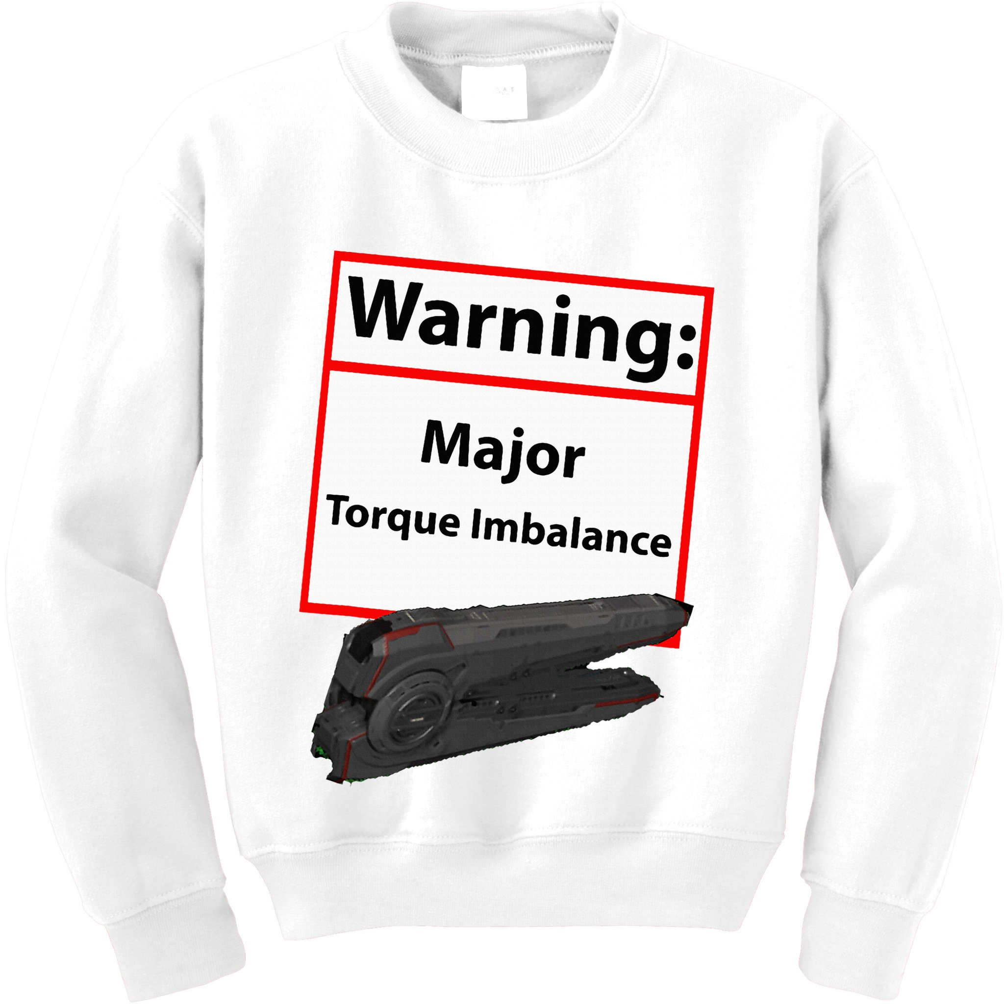 Warning Major Torque Imbalance Kids Sweatshirt