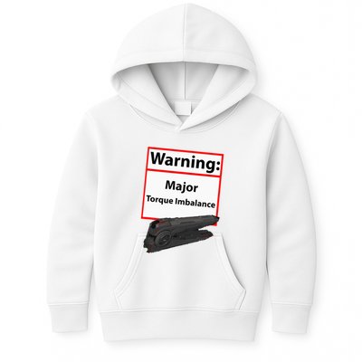 Warning Major Torque Imbalance Kids Hoodie