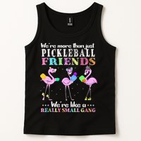 WeRe More Than Just Pickleball Friends Flamingo Tank Top