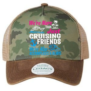 We're More Than Just Cruising Friends Funny Vacation Summer Legacy Tie Dye Trucker Hat