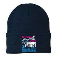 We're More Than Just Cruising Friends Funny Vacation Summer Knit Cap Winter Beanie