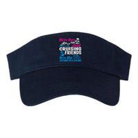 We're More Than Just Cruising Friends Funny Vacation Summer Valucap Bio-Washed Visor