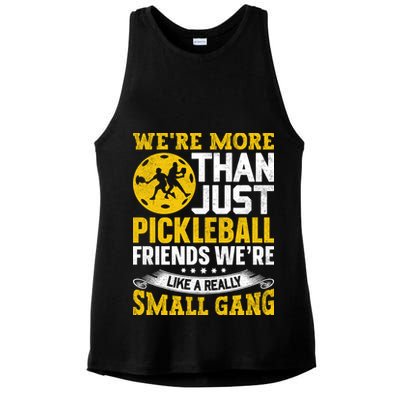 Were More Than Just Pickleball Paddle Ladies PosiCharge Tri-Blend Wicking Tank