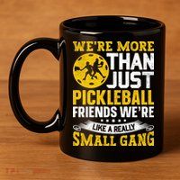 Were More Than Just Pickleball Paddle 11oz C Handle Ceramic Mug