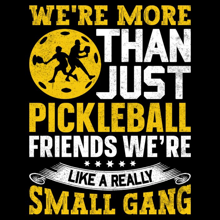 Were More Than Just Pickleball Paddle Cropped Pullover Crew