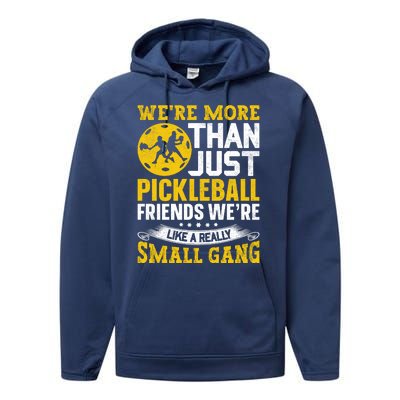 Were More Than Just Pickleball Paddle Performance Fleece Hoodie