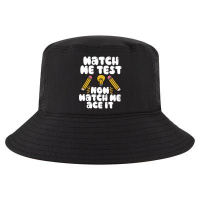 Watch Me Test Now Watch Me Ace It Test Day Cool Comfort Performance Bucket Hat