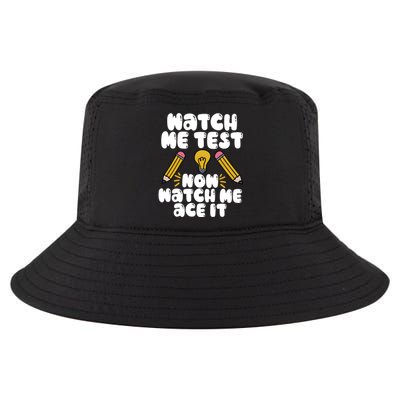 Watch Me Test Now Watch Me Ace It Test Day Cool Comfort Performance Bucket Hat