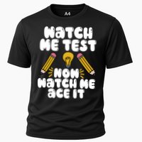 Watch Me Test Now Watch Me Ace It Test Day Cooling Performance Crew T-Shirt