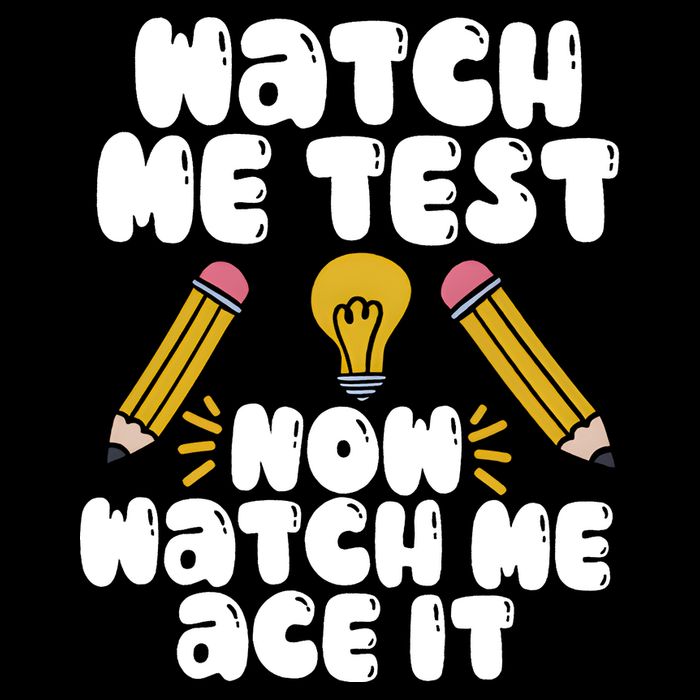 Watch Me Test Now Watch Me Ace It Test Day Cooling Performance Crew T-Shirt