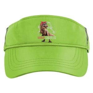 Womens Mimisaurus T Rex Dinosaur Funny Mimi Saurus Family Matching Adult Drive Performance Visor