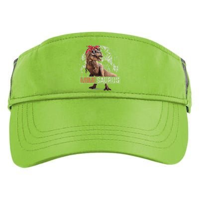 Womens Mimisaurus T Rex Dinosaur Funny Mimi Saurus Family Matching Adult Drive Performance Visor