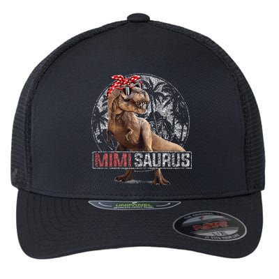 Womens Mimisaurus T Rex Dinosaur Funny Mimi Saurus Family Matching Flexfit Unipanel Trucker Cap