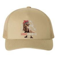 Womens Mimisaurus T Rex Dinosaur Funny Mimi Saurus Family Matching Yupoong Adult 5-Panel Trucker Hat