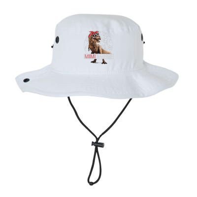 Womens Mimisaurus T Rex Dinosaur Funny Mimi Saurus Family Matching Legacy Cool Fit Booney Bucket Hat