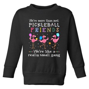 We're more than just pickleball friends Toddler Sweatshirt