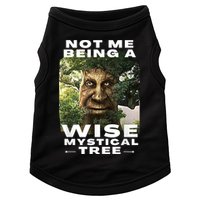 Wise Mystical Tree Face Old Mythical Oak Tree Funny Meme Doggie Tank