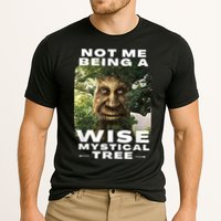 Wise Mystical Tree Face Old Mythical Oak Tree Funny Meme Performance Shirt